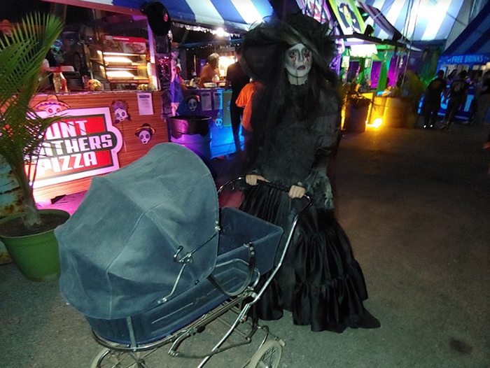 Scary Woman with Carriage